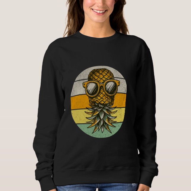 Swinger Upside Down Ananas Sweatshirt (Vorderseite)