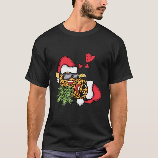 Swingers Couple Pineapples Swinging Xmas - Swinger T-Shirt (Vorderseite)