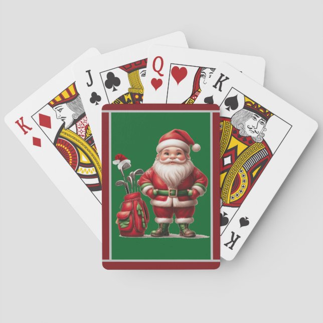 Swingin' Santa Spielkarten (Rückseite)