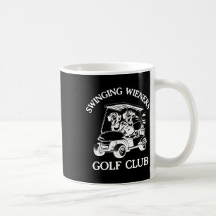 Swinging Dackeln Golf Club Dackel Dackel Dog Fa Kaffeetasse