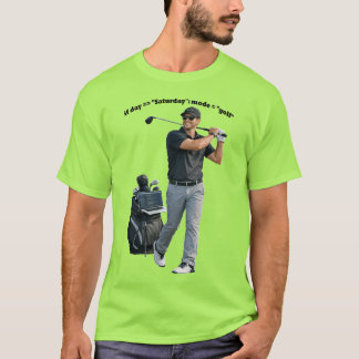 Swinging Software Engineer Who Plays Golf URM T-Shirt