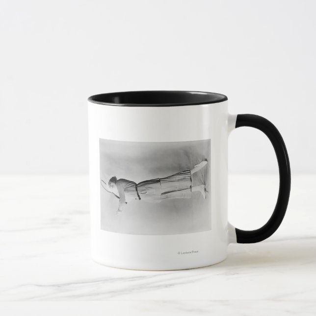 Swinging Tennis Raquet Tasse (Rechts)