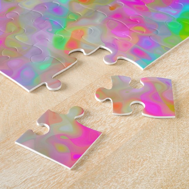Swirbeln Psychedelische Träume Jigsaw Puzzle (Seite)