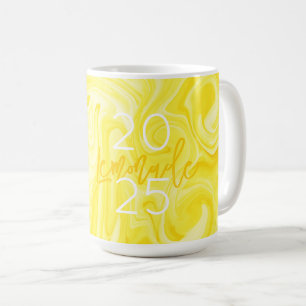 Swirl Art LEMONADE Yellow Preppy Modern Year Fun Kaffeetasse