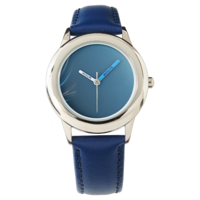 Swirl Blues Armbanduhr (Vorderseite)