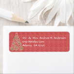Swirl Christmas Tree Labels<br><div class="desc">Weitere Weihnachtsdesigns von Sandra</div>