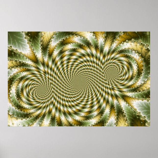 Swirl Fractal 3 - Poster Fractal (Devant)
