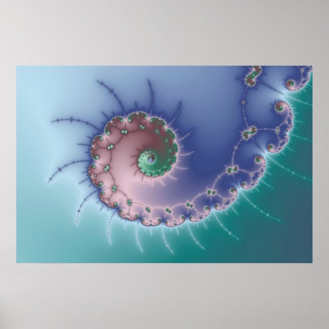 Swirl - Fraktal Poster (Vorne)
