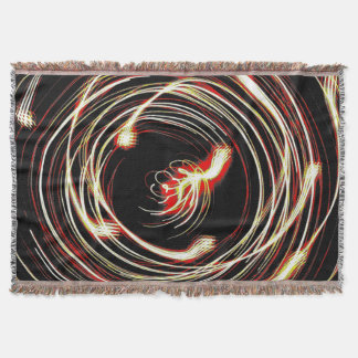 Swirl Motion Burst – Premium Woven Blanket Decke