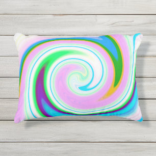 Swirl Pastel Kissen Für Draußen
