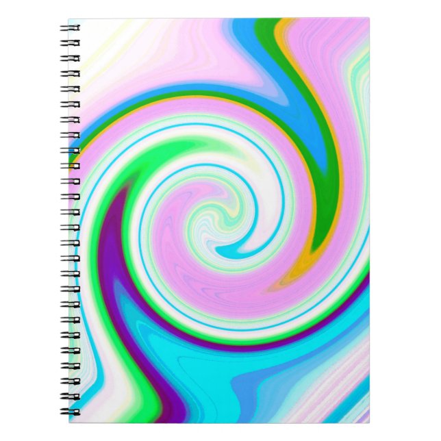 Swirl Pastel Notizblock (Vorderseite)