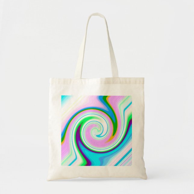 Swirl Pastel Tragetasche (Vorne)