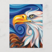 Swirl Spirituosen Adler Postcard Spirit Power Tier