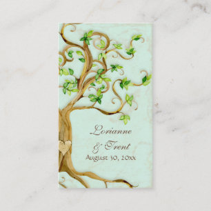 Swirl Tree Roots Antique Tan Escort Platzkarten