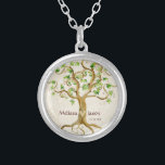 Swirl Tree Roots Wiedersehen laden Sie ein Versilberte Kette<br><div class="desc">FARBAUSWAHL: Dieses Design zeichnet sich durch Creme, Bräune, Braun, Schokoladenbraun und Grün aus. DESIGN: Das Kunstwerk für diese elegante, formale und doch etwas rustikale Party Einladung lädt von Audrey Jeanne Roberts in Handgewässer ein. Der Hintergrund ist ein altes Vintages Pergament, das auf der einen Seite leichter und auf der anderen...</div>