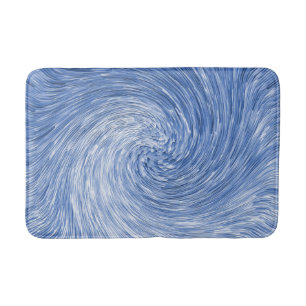 Swirling Blue...... Badematte
