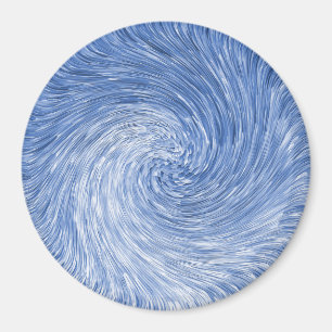 Swirling Blue...... Magnet