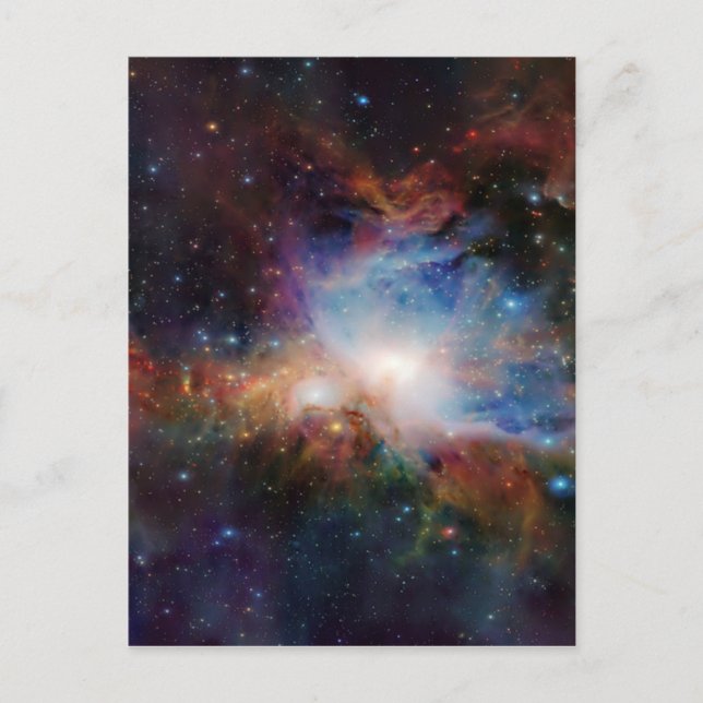 Swirling Cosmos Postkarte (Vorderseite)