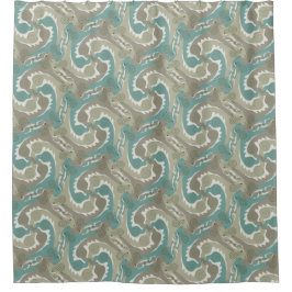 Swirling Hares Tesselation Soft Green S Vorhang 4
