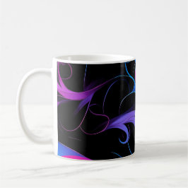 💫 Swirling Pink & Violet Pattern - Elegant & Myst Kaffeetasse