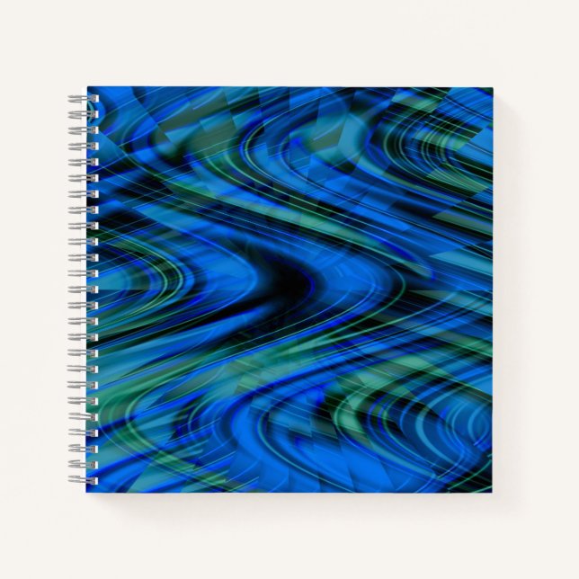 Swirling Seas...... Notizbuch (Vorderseite)