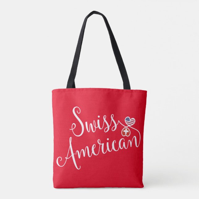 SWis American Entwined Hearts Tasche (Rückseite)