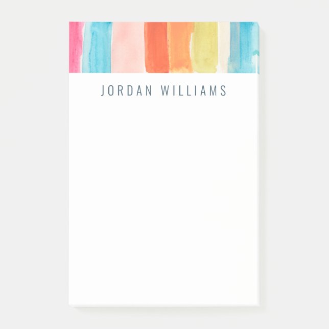 Swish Swatch I Post-it Klebezettel (Vorderseite)