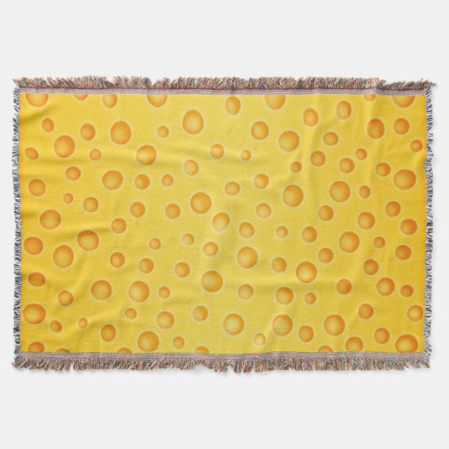 Swiss Cheese Vector Design für Käseliebhaber Decke (Vorderseite)