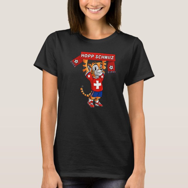 Swiss Fantiger Hopp Schwiiz T-Shirt (Vorderseite)