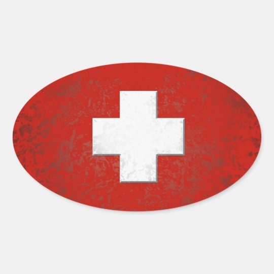 Swiss flag sticker