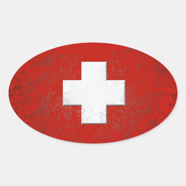 Swiss flag sticker (Vorderseite)