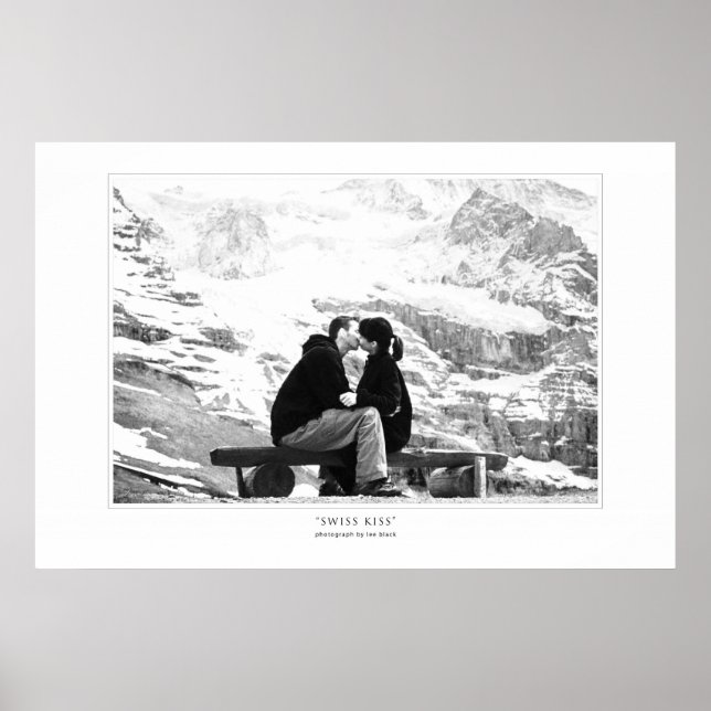 Swiss Kiss Print Poster (Vorne)