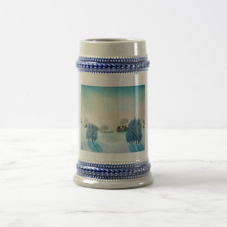 Swiss Opus Blue Christmas Bierglas