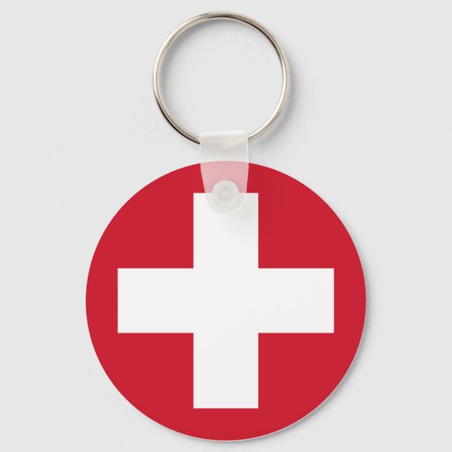 Swiss Roundel Schlüsselanhänger (Vorderseite)