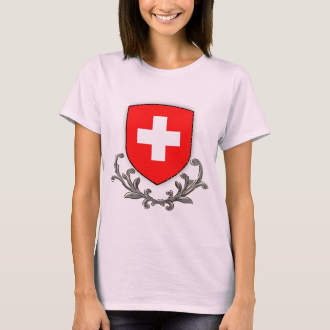Swiss Scroll Bio T-Shirt (Vorderseite)