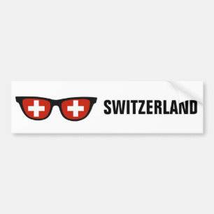 Swiss Shades - Autoaufkleber für Sondertexte und F