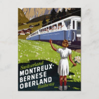 Swiss Vintage Travel Poster - Wiederherstellung