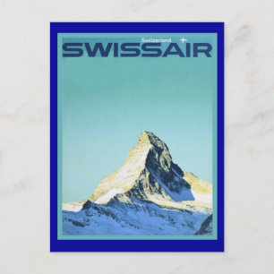 Swissair Postkarte