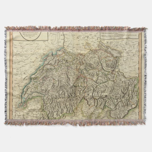 Swisserland - die Schweiz-Atlas-Karte Decke (Vorderseite)