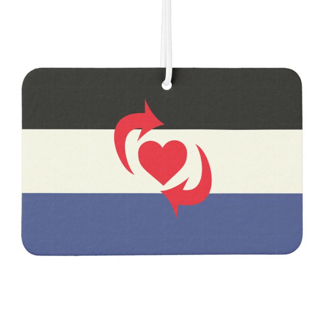 Switch-Pride-Markierung Autolufterfrischer (Vorderseite)