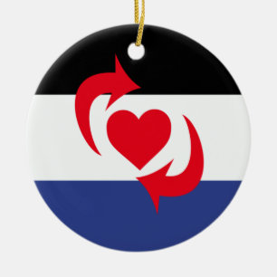 Switch Stolzflagge Keramik Ornament