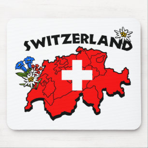 Switz Karte Mousepad