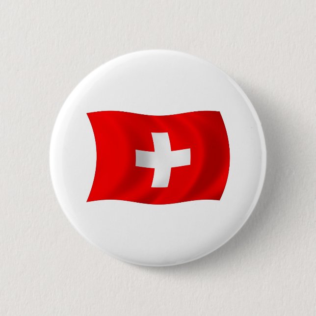 Switzerland Flag Button (Vorderseite)