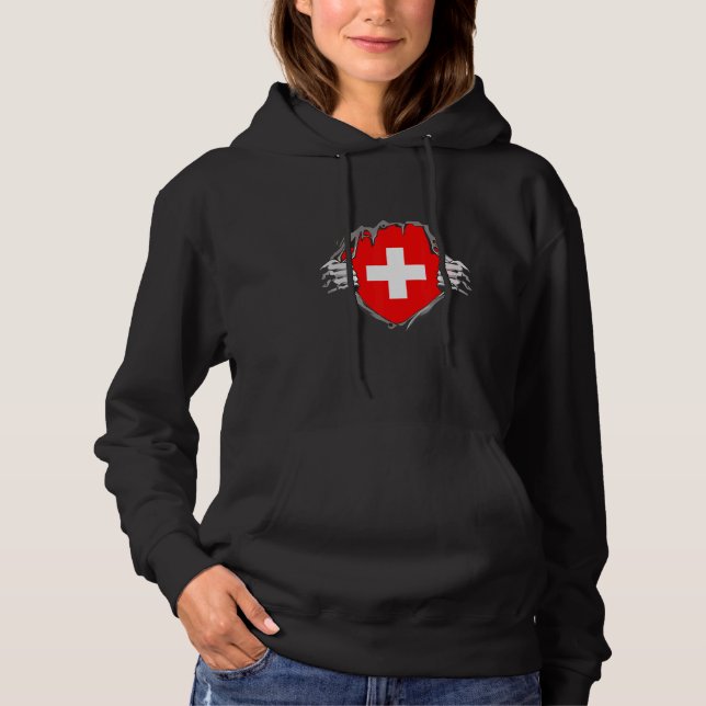 Switzerland flag hoodie (Vorderseite)