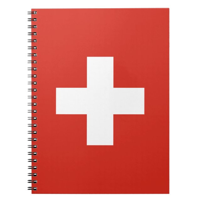 Switzerland Flag Notizblock (Vorderseite)