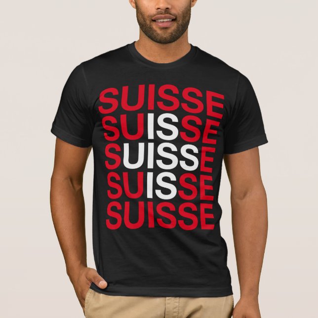 SWITZERLAND Flag T-Shirt (Vorderseite)