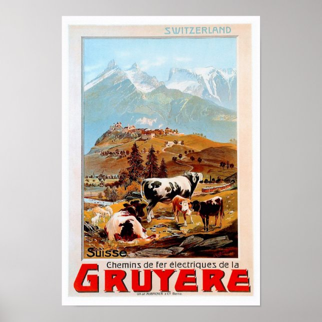 Switzerland Mountain Poster (Vorne)
