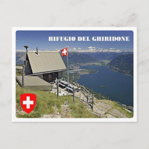 Switzerland - Mountain Refuge of Ghiridone - Postkarte