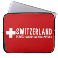 SWITZERLAND Notebook-Ärmel