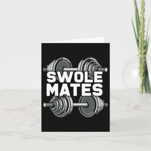 Swole Mates Powerlift Gym Workout Swole Gainz Karte